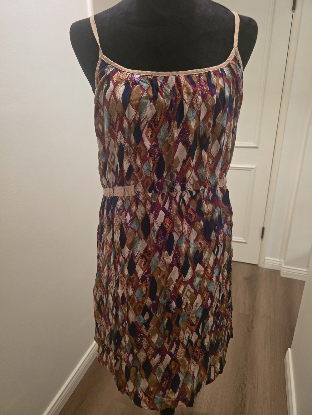 Ya Los Angeles Multicolor Printed Spaghetti Strap Dress